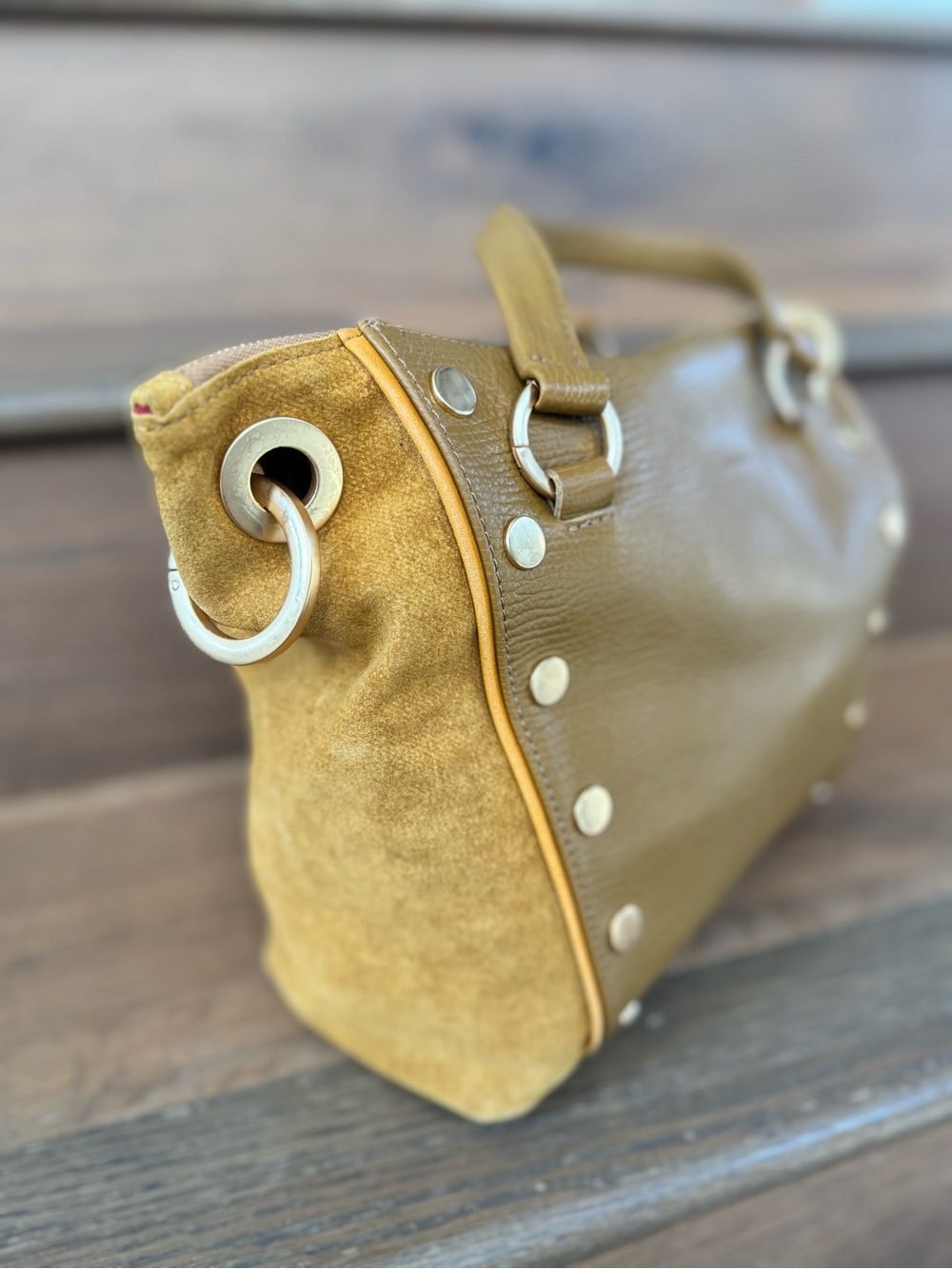Hammitt Daniel Medium Golden Valley Tan Satchel EUC - Picture 6 of 9